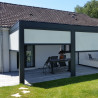 Rideau motorisé pour pergola bioclimatique Design & Lounge