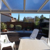 Pergola polycarbonate sur mesure en aluminium