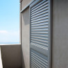Volet coulissant en aluminium simple sur mesure