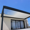 Pergola Bioclimatique Architect perpendiculaire 6.00 x 4.00 m