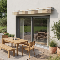 Store banne loggia Iris 4m x 2.50m destockage