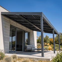 Pergola solaire photovoltaïque Design - ALSOL