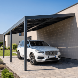 Pergola solaire photovoltaïque Design - ALSOL