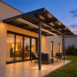 Pergola solaire photovoltaïque Light - ALSOL