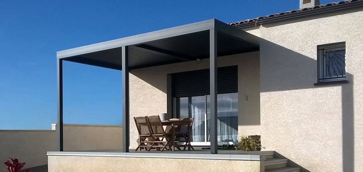 Pergola maison en harmonie