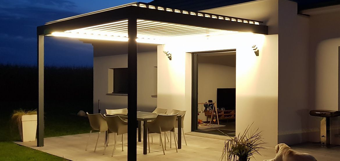 pergola bioclimatique Lounge Alsol Led