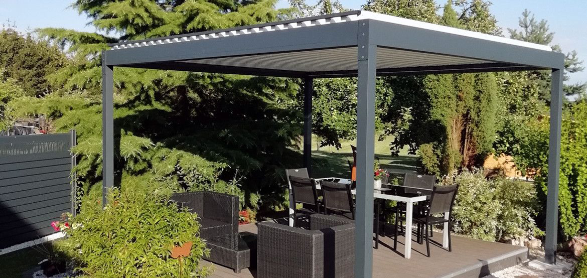 pergola bioclimatique 4 pieds alu