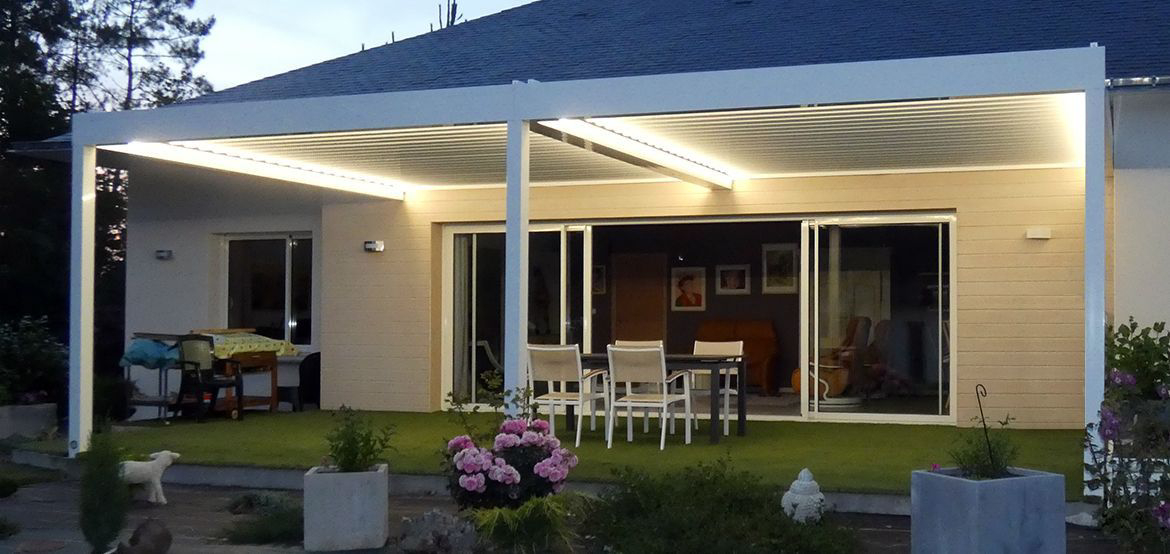 pergola bioclimatique architect blanche
