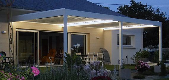 pergola bioclimatique architect blanche 