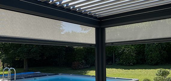 Rideau pergola Lounge